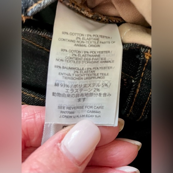 J Crew lookout high rise skinny Jean. Size 27. Dark wash - Picture 3 of 7